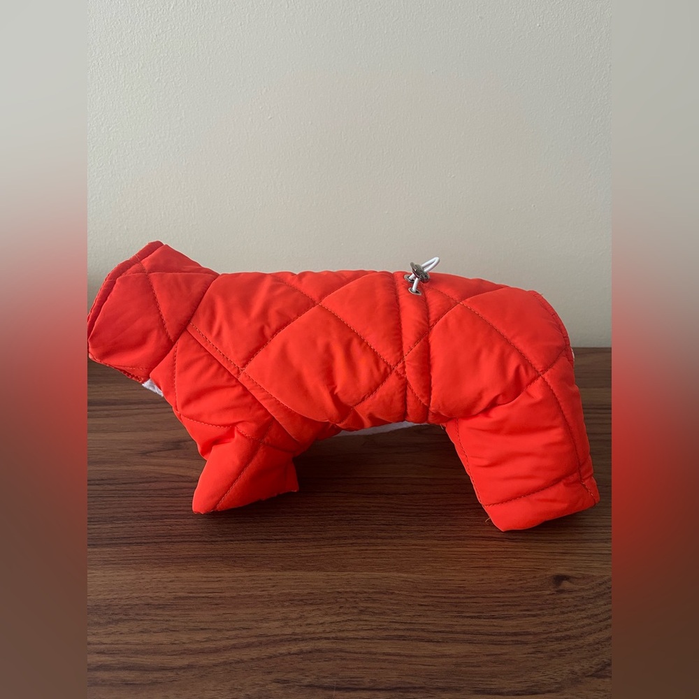 Orange Dog Coat Warm Jacket for Small dogs
